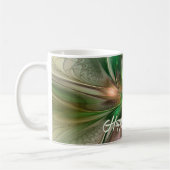 Kleurrijke Fantasy Modern Abstracte fractale venti Koffiemok (Links)