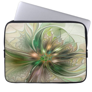 Kleurrijke Fantasy Modern Abstracte fractale venti Laptop Sleeve