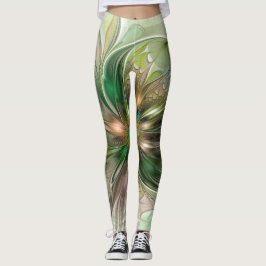 Kleurrijke Fantasy Modern Abstracte fractale venti Leggings