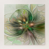 Kleurrijke Fantasy Modern Abstracte fractale venti Legpuzzel (Verticaal)