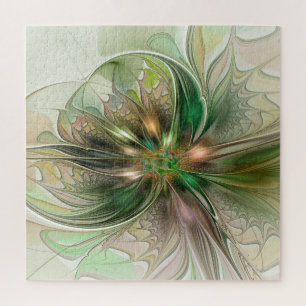 Kleurrijke Fantasy Modern Abstracte fractale venti Legpuzzel