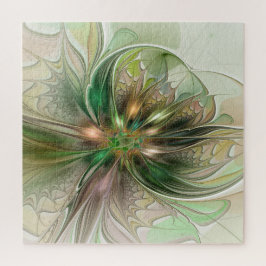 Kleurrijke Fantasy Modern Abstracte fractale venti Legpuzzel