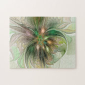 Kleurrijke Fantasy Modern Abstracte fractale venti Legpuzzel (Horizontaal)