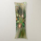 Kleurrijke Fantasy Modern Abstracte fractale venti Lichaamskussen (Voorkant Verticaal)