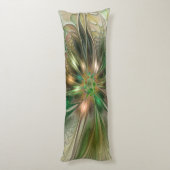 Kleurrijke Fantasy Modern Abstracte fractale venti Lichaamskussen (Achterkant (Verticaal))