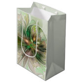Kleurrijke Fantasy Modern Abstracte fractale venti Medium Cadeauzakje (Voorkant Gekanteld)