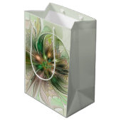 Kleurrijke Fantasy Modern Abstracte fractale venti Medium Cadeauzakje (Achterkant Gekanteld)