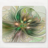 Kleurrijke Fantasy Modern Abstracte fractale venti Muismat (Voorkant)