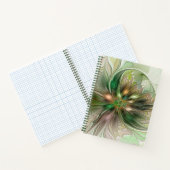 Kleurrijke Fantasy Modern Abstracte fractale venti Notitieboek (Binnen)