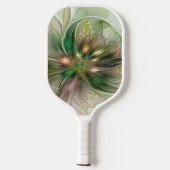 Kleurrijke Fantasy Modern Abstracte fractale venti Pickleball Paddle (Achterkant)
