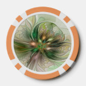 Kleurrijke Fantasy Modern Abstracte fractale venti Poker Chips (Achterkant)