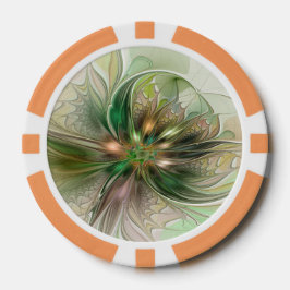 Kleurrijke Fantasy Modern Abstracte fractale venti Poker Chips