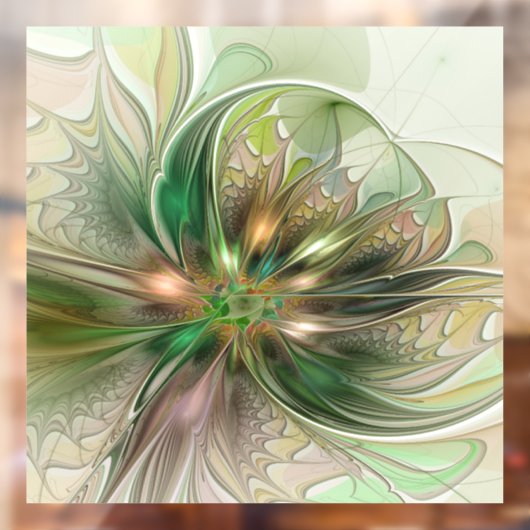 Kleurrijke Fantasy Modern Abstracte fractale venti Raamsticker (Vel 2)