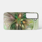 Kleurrijke Fantasy Modern Abstracte fractale venti Samsung Galaxy Hoesje (Achterkant horizontaal)