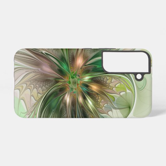 Kleurrijke Fantasy Modern Abstracte fractale venti Samsung Galaxy Hoesje (Achterkant horizontaal)