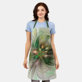 Kleurrijke Fantasy Modern Abstracte fractale venti Schort (Gedragen)