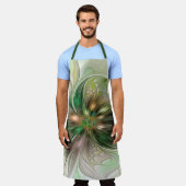 Kleurrijke Fantasy Modern Abstracte fractale venti Schort (Gedragen)