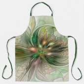 Kleurrijke Fantasy Modern Abstracte fractale venti Schort (Voorkant)