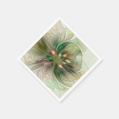 Kleurrijke Fantasy Modern Abstracte fractale venti Servet (Hoek)