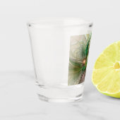 Kleurrijke Fantasy Modern Abstracte fractale venti Shot Glas (Links)