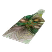 Kleurrijke Fantasy Modern Abstracte fractale venti Snijplank (Hoek)
