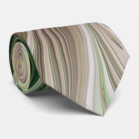 Kleurrijke Fantasy Modern Abstracte fractale venti Stropdas (Opgerold)