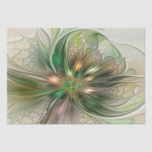 Kleurrijke Fantasy Modern Abstracte fractale venti Tissuepapier