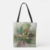 Kleurrijke Fantasy Modern Abstracte fractale venti Tote Bag (Achterkant)