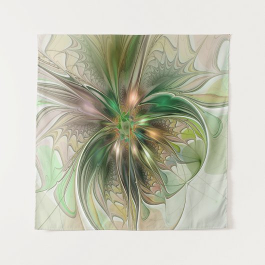 Kleurrijke Fantasy Modern Abstracte fractale venti Wandkleed (Voorkant (horizontaal))