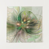 Kleurrijke Fantasy Modern Abstracte fractale venti Wandkleed (Voorkant)