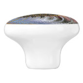 Kleurrijke Fantasy Modern Spiral Ceramic Knob. Keramische Knop (Zijkant)