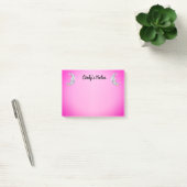Kleurrijke Fantasy Moons Gezichten op Hot Pink Post-it® Notes (Kantoor)