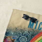 KLEURRIJKE FANTASY STEAMPUNK ZEE MONSTER STRANDLAKEN (In situ)