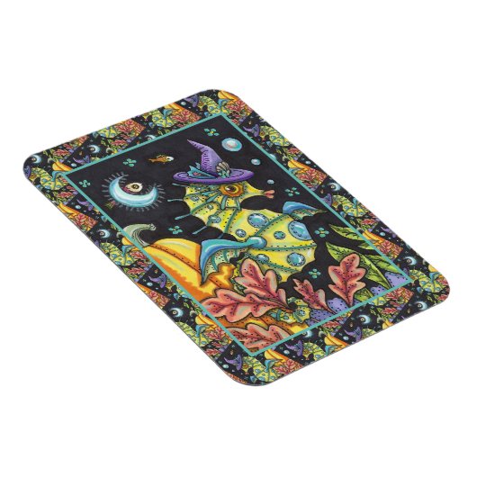 KLEURRIJKE FANTASY ZEEPAARDJE, HEKS IN HALLOWEEN Z MAGNEET (Rechterzijde)