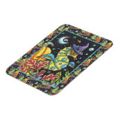 KLEURRIJKE FANTASY ZEEPAARDJE, HEKS IN HALLOWEEN Z MAGNEET (Linkerzijde)