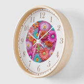 Kleurrijke faux geborduurde bloemige elegante (Hoek)