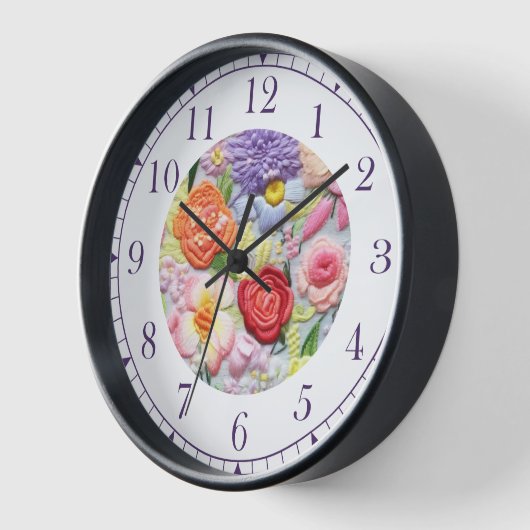 Kleurrijke faux geborduurde bloemige stijlvolle vr (Hoek)