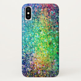 Kleurrijke Faux Glitter Achtergrond Case-Mate iPhone Case