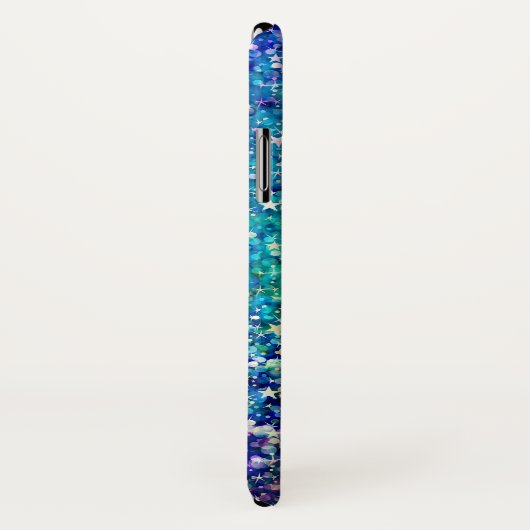 Kleurrijke Faux Glitter Achtergrond Case-Mate iPhone Case (Achterkant / rechts)