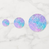 Kleurrijke faux glitter print confetti (Voorkanten)