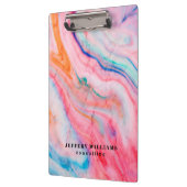 Kleurrijke faux-parelsteen klembord (Links)