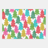 Kleurrijke Faux Tissue Paper Art Kerst (Voorkant 3)