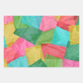 Kleurrijke Faux Tissue Paper Art Kerst (Voorkant)