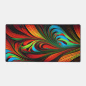 Kleurrijke Feathery Fractal Bureaumat (Voorkant)