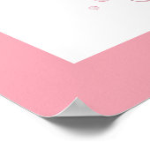 Kleurrijke fee en illustratie van bloemen poster (Hoek)