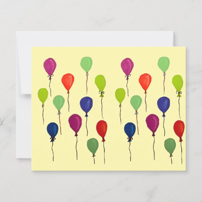 Kleurrijke feestballonnen (Voorkant)