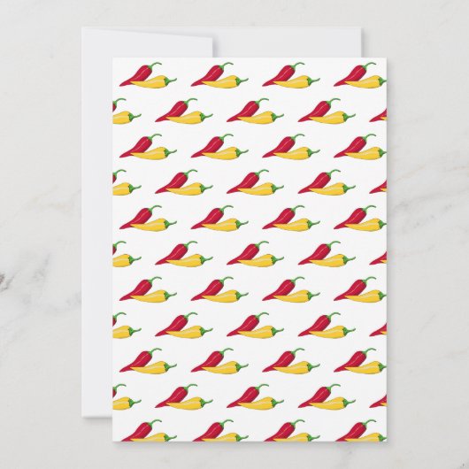 Kleurrijke feestelijk getinte trouwfeest uitnodigi kaart (Achterkant)