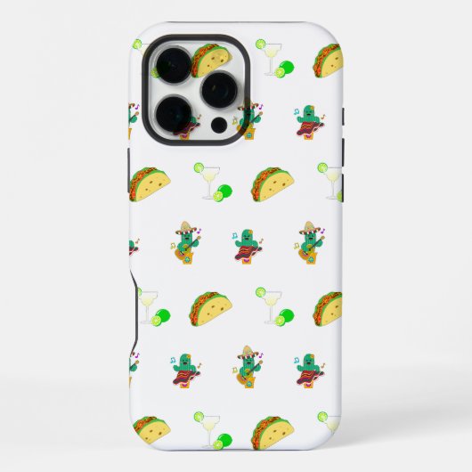 Kleurrijke feestelijke Cinco de Mayo 2025 Dansende iPhone Hoesje (Achterkant)