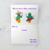 Kleurrijke feestelijke Cinco de Mayo 2025 Dansende Kaart (Binnen)