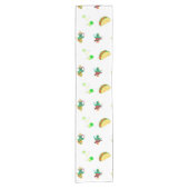 Kleurrijke feestelijke Cinco de Mayo 2025 Dansende Korte Tafelloper (Voorkant)